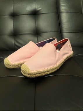 Polo Ralph Lauren Pink Canvas Loafers